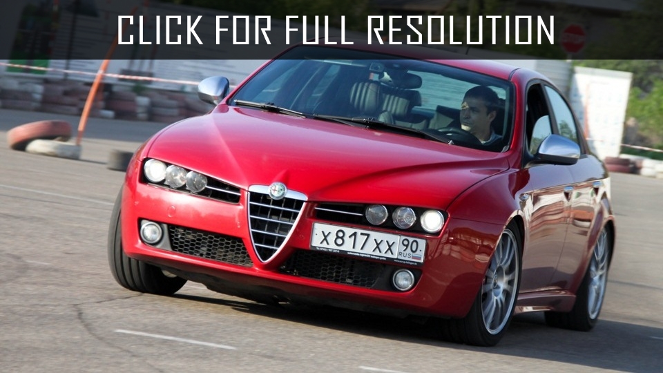 Alfa Romeo 159 TI red