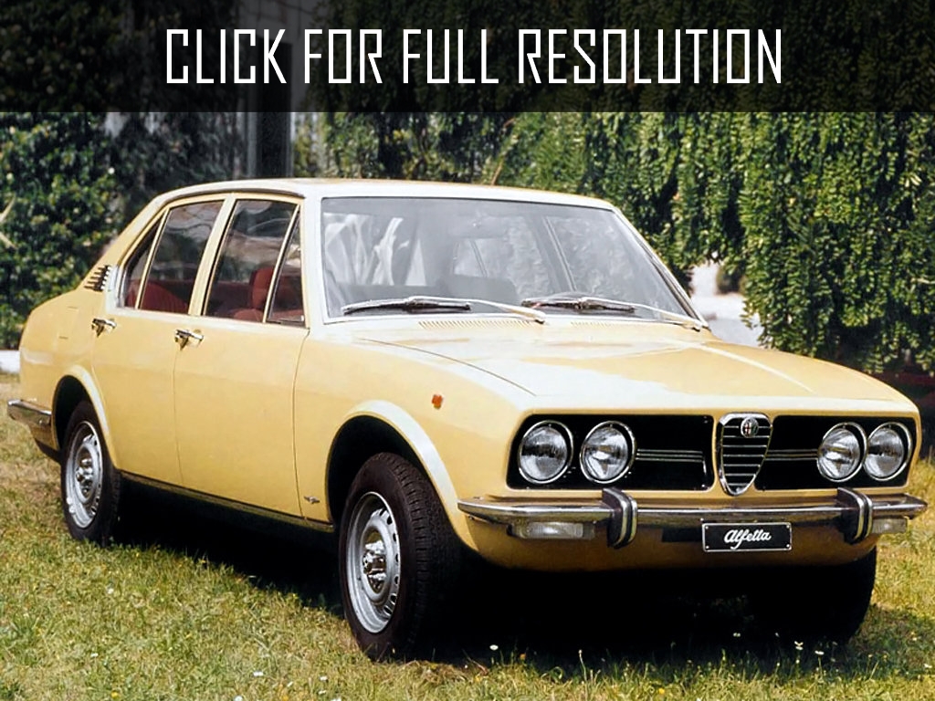 Alfa Romeo Alfetta saloon