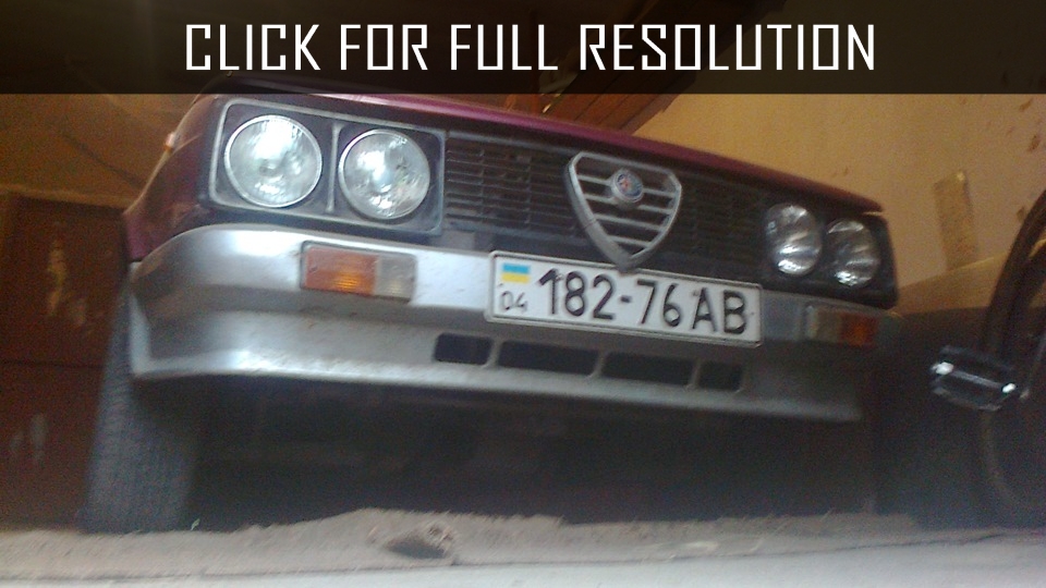 Alfa Romeo Giulietta 1982