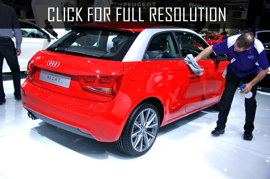 Audi A1 red
