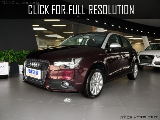 Audi A1 Shiraz red