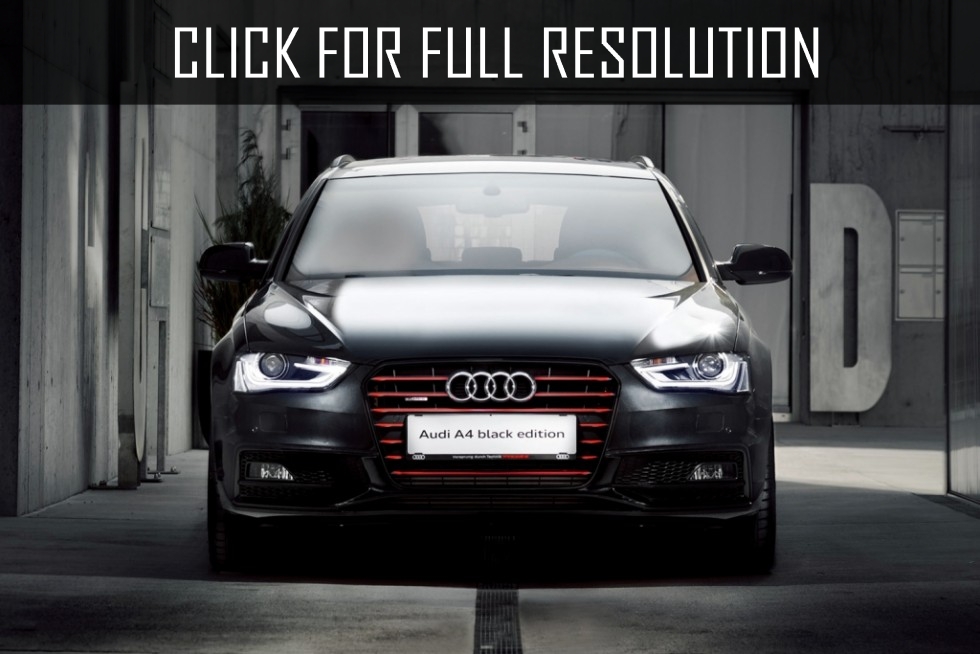 Audi A4 Black edition