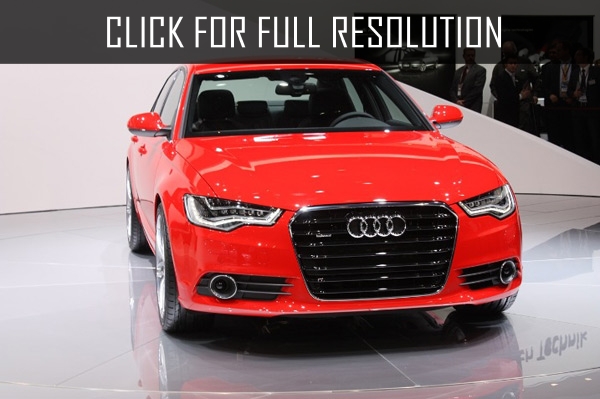 Audi A6 red