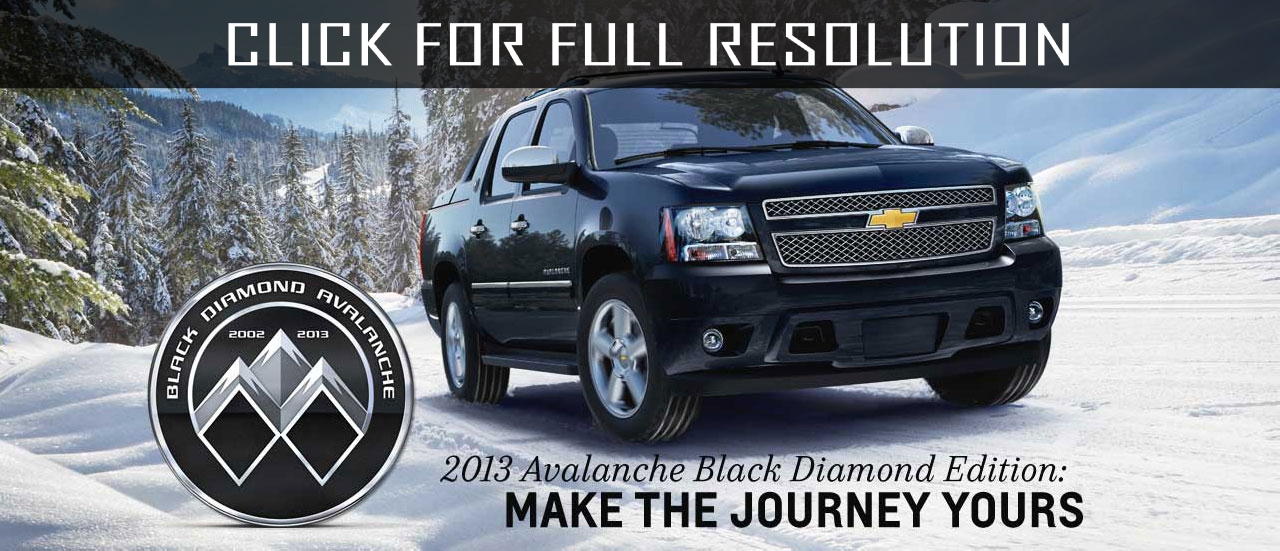 Chevrolet Avalanche Black Diamond 2013