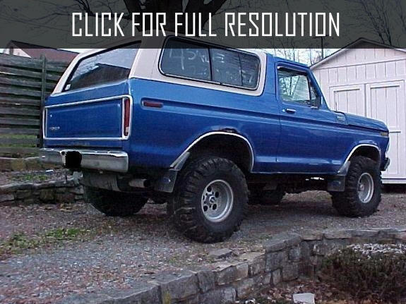 Ford Bronco Blue