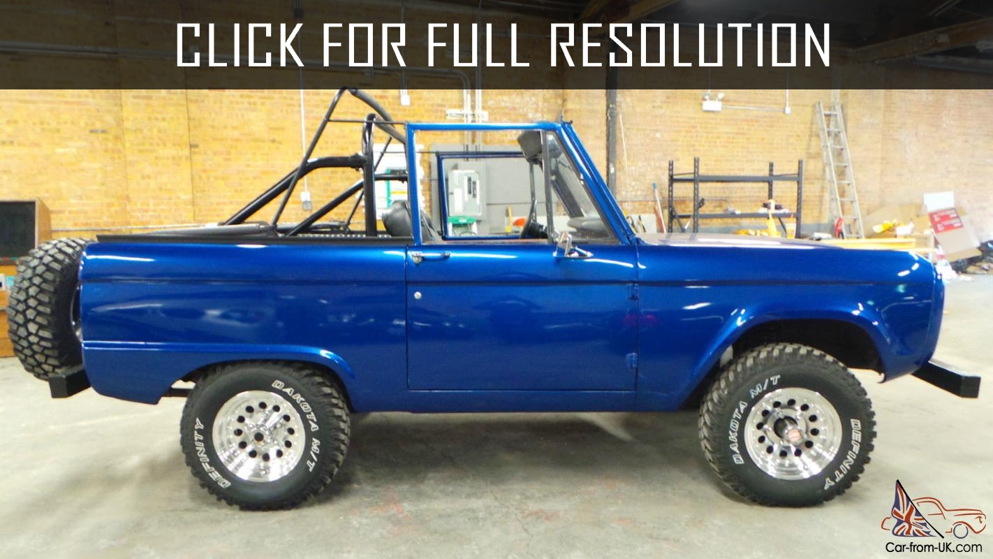 Ford Bronco Convertible