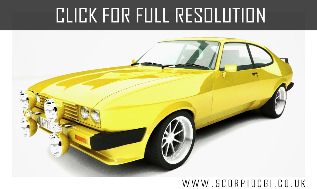 Ford Capri Yellow