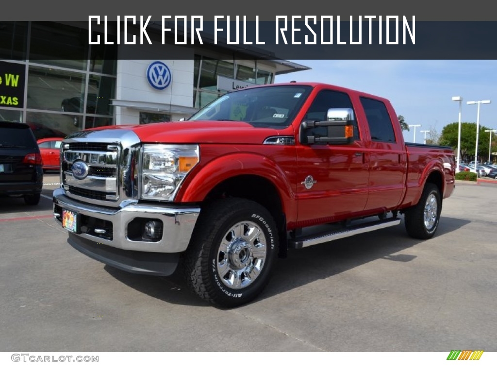 Ford F250 Red