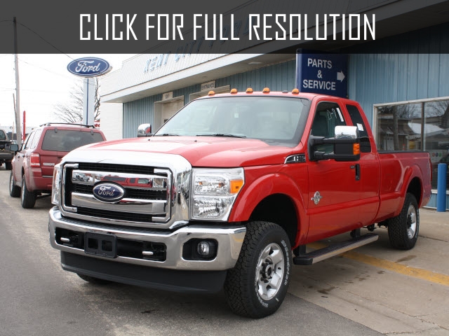 Ford F250 Red