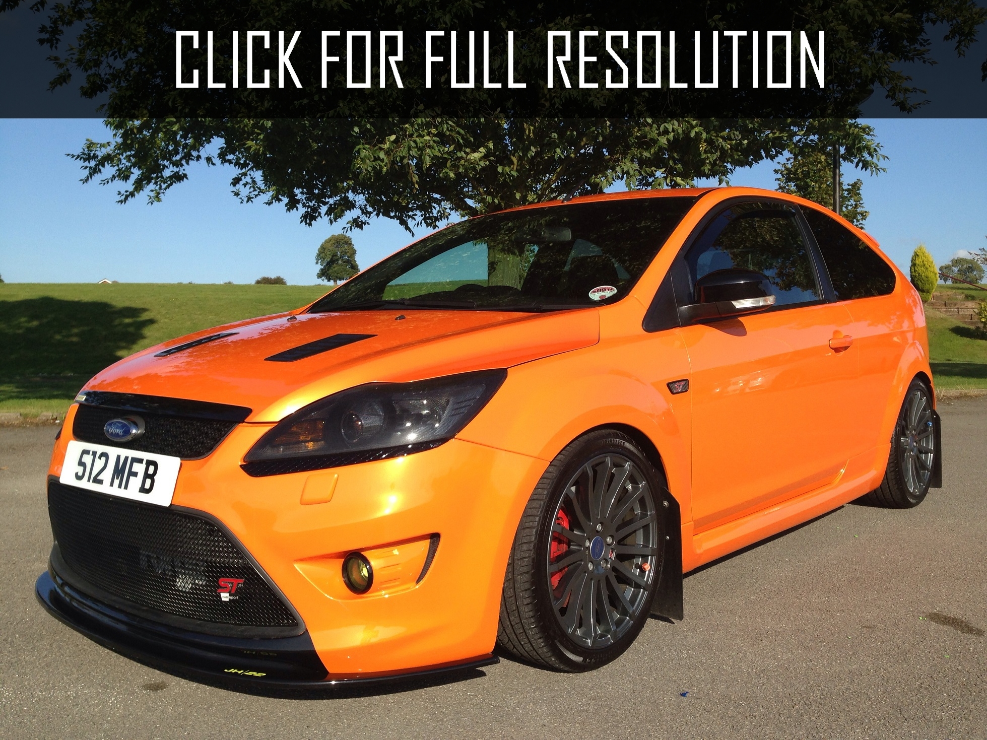 Ford Focus RS Orange