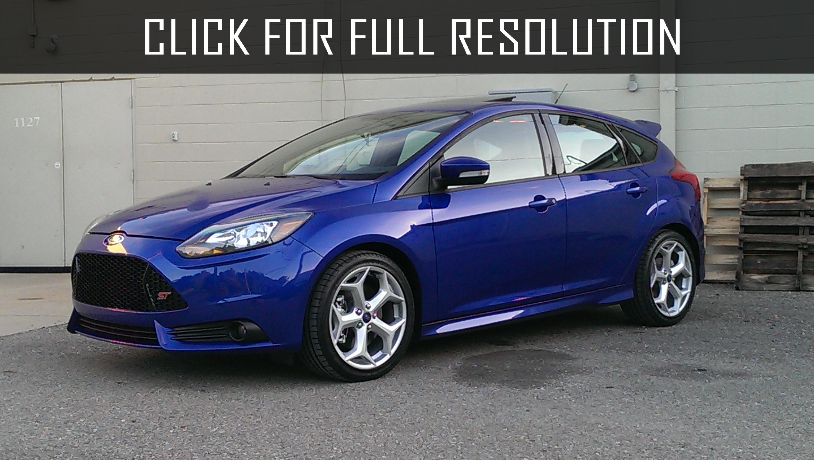 Ford Focus ST blue - reviews, prices, ratings with various ...