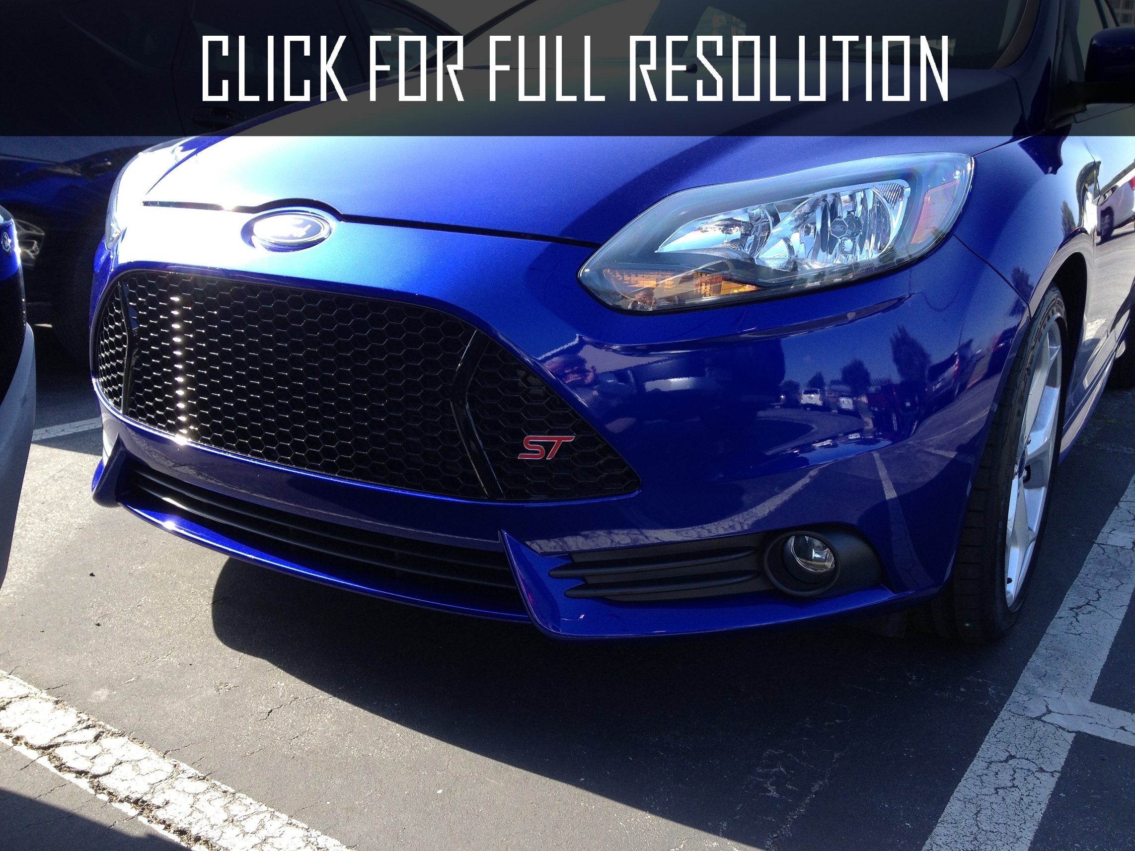 Ford Focus ST Performance Blue