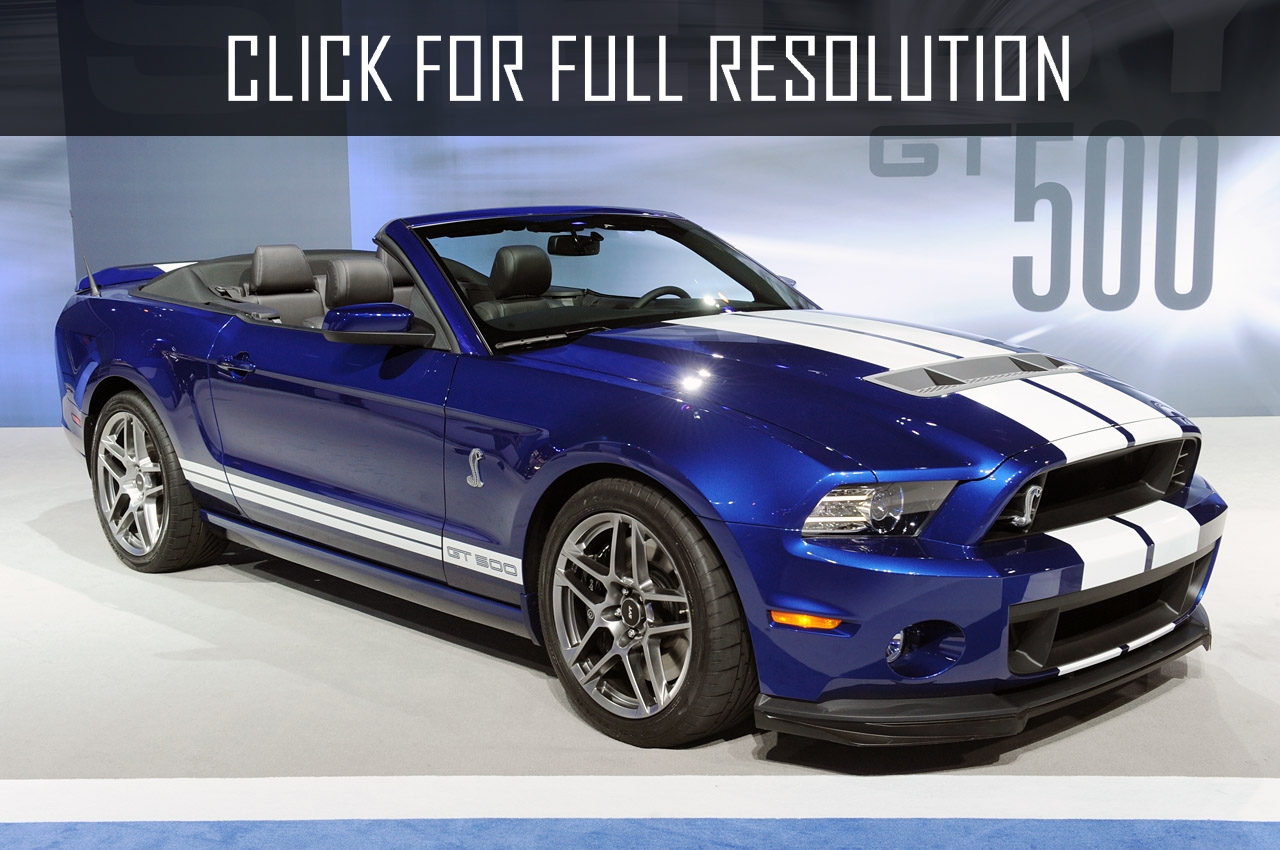 Ford Shelby Gt500 Convertible