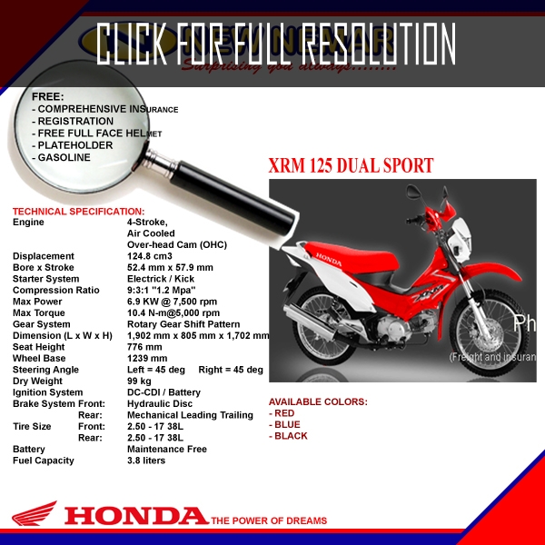Honda 125 Dual Sport