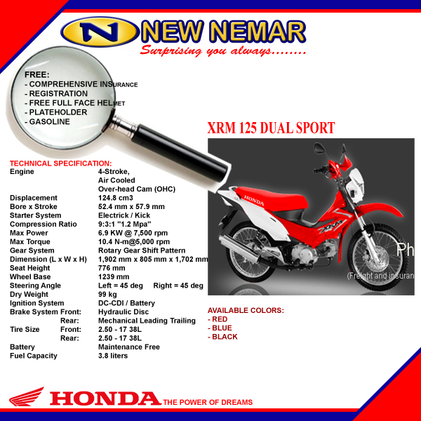 Honda 125 Dual Sport