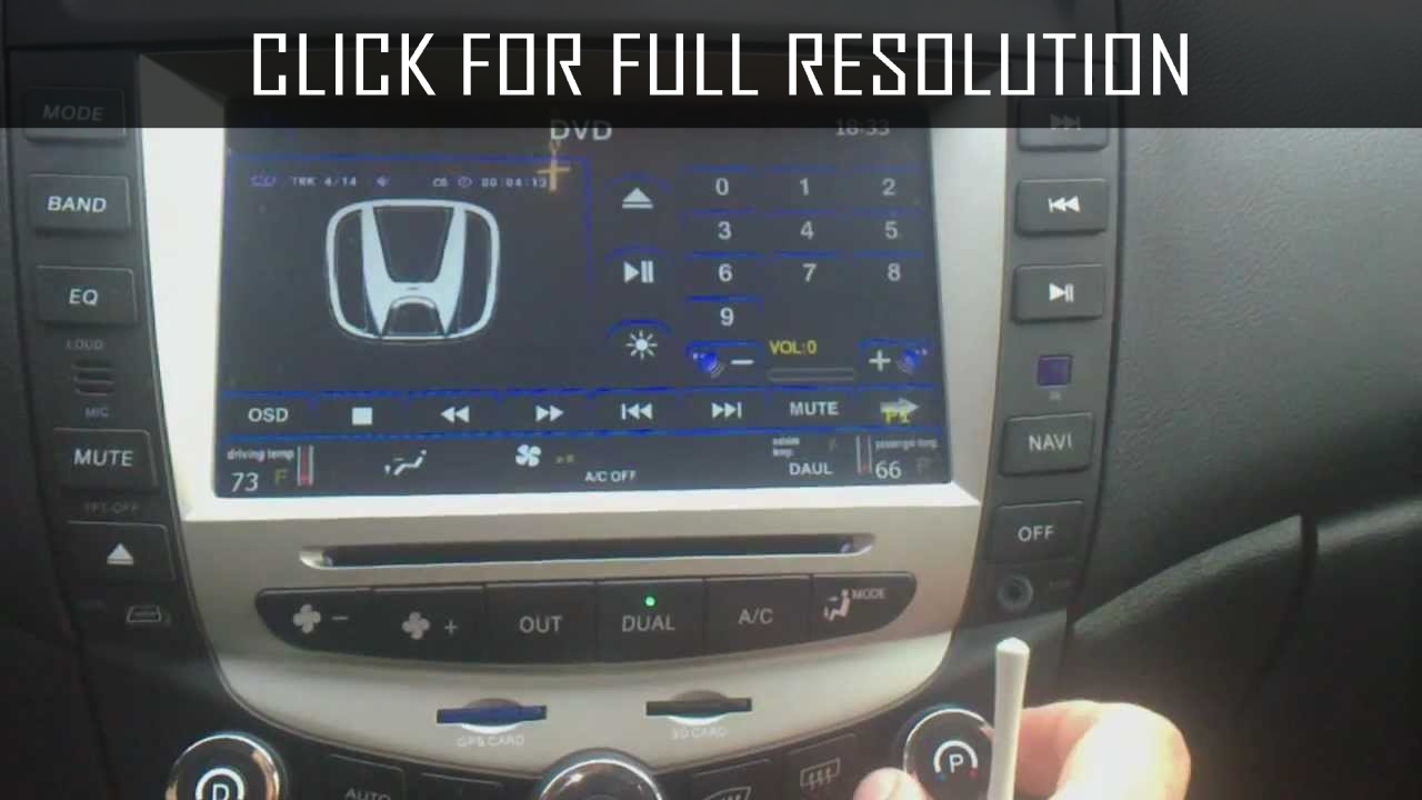 Honda Accord Navigation