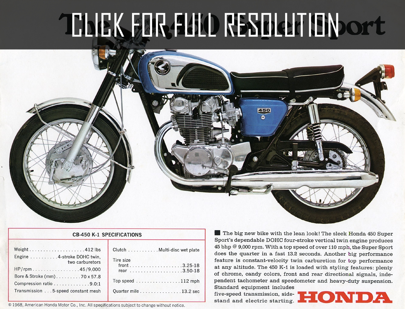 Honda 450