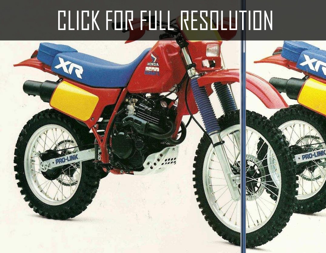 Honda Xr 250 R Reviews Prices Ratings With Various Photos