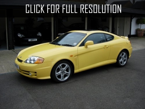 Hyundai Coupe Yellow