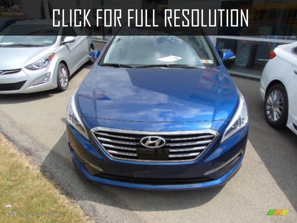 Hyundai Sonata Lakeside Blue