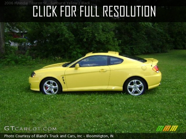Hyundai Tiburon Yellow