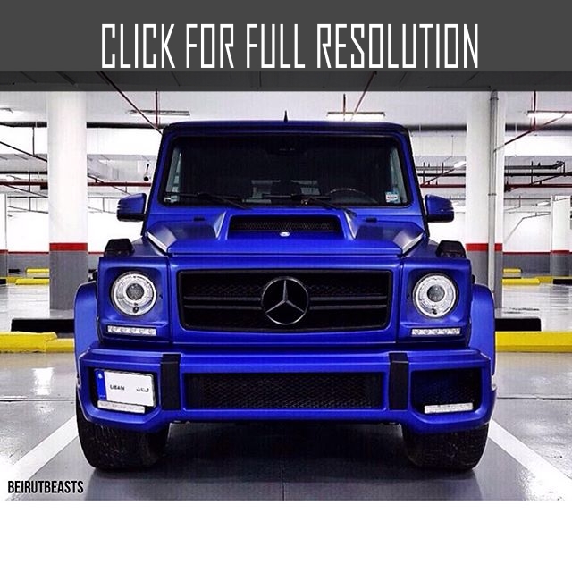 Mercedes Benz G Class Blue