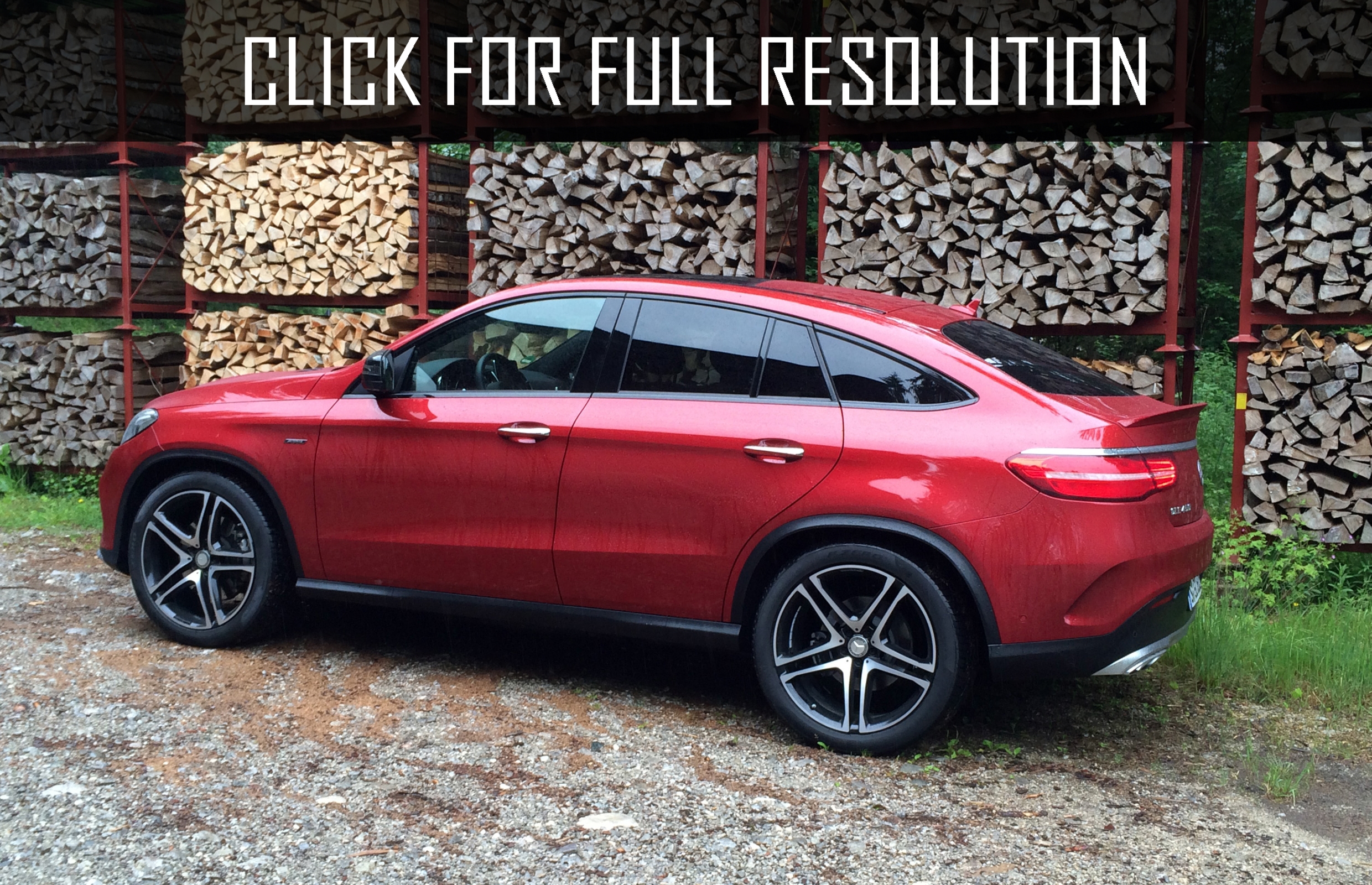 Mercedes Benz Gle Red