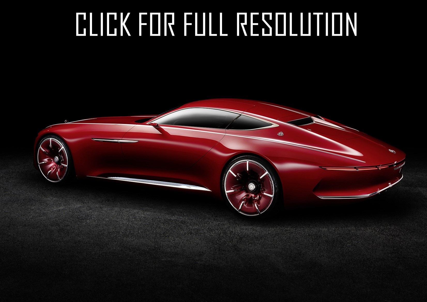 Mercedes Benz Maybach Red