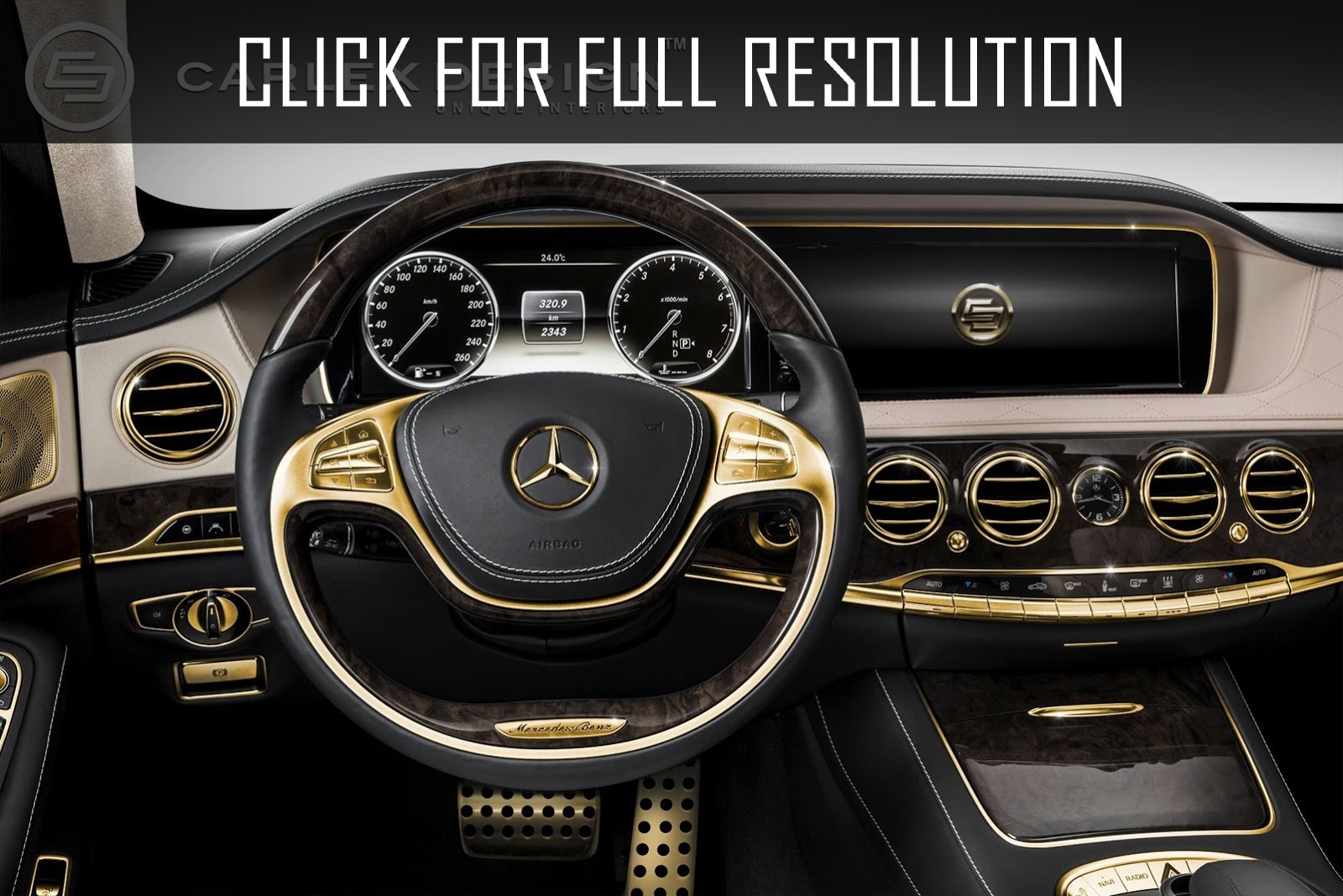 Mercedes Benz S Class Gold