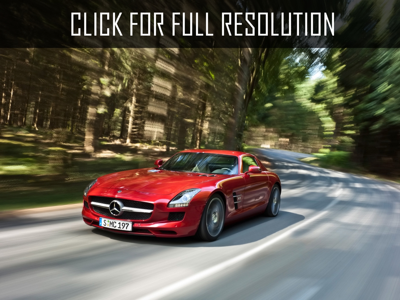 Mercedes Benz Sls Red