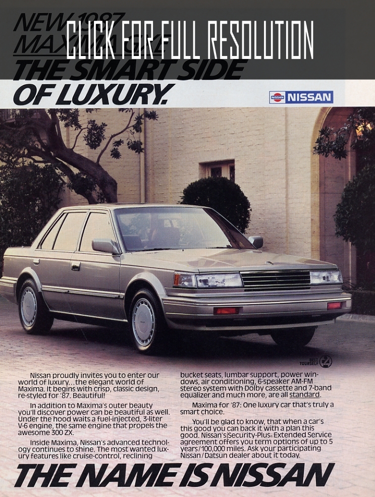 Nissan Maxima 1987