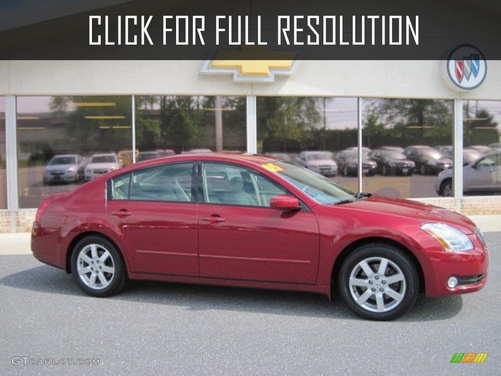 Nissan Maxima Red