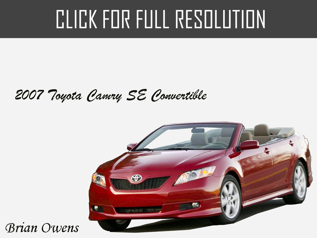 Toyota Camry Convertible