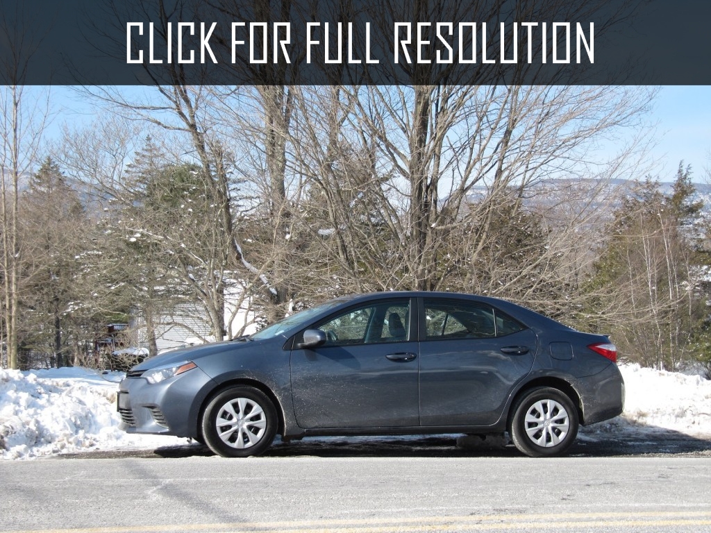 Toyota Corolla Mileage 2014