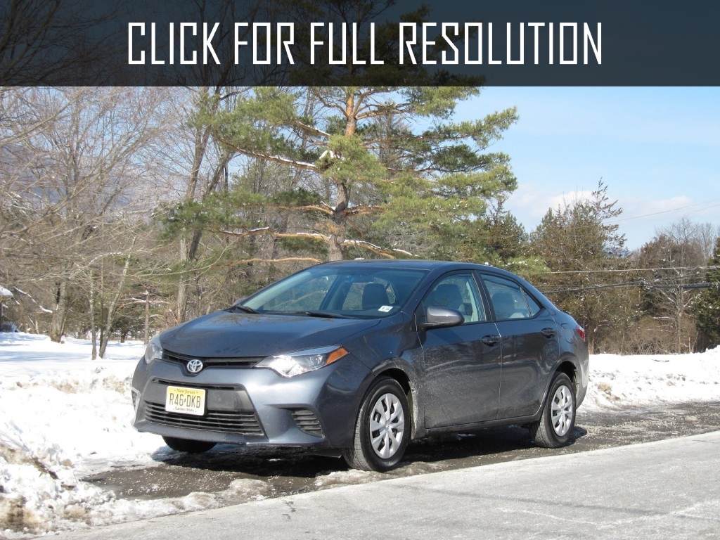 Toyota Corolla Mileage 2014