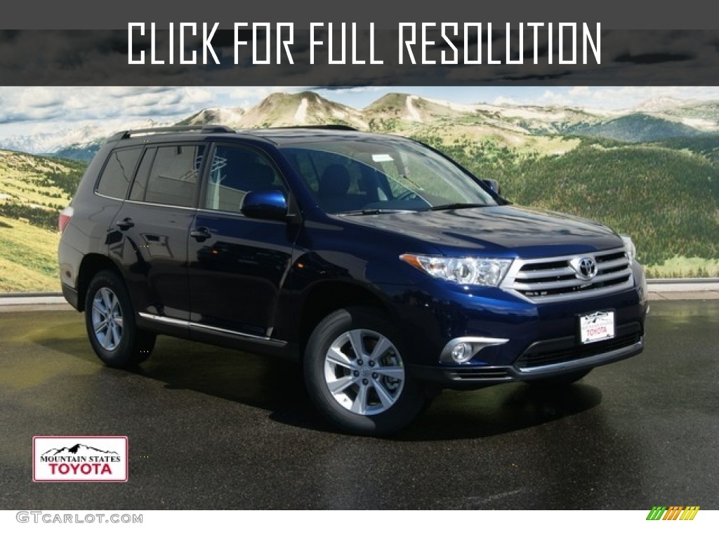 Toyota Highlander Nautical Blue Reviews Prices Ratings With