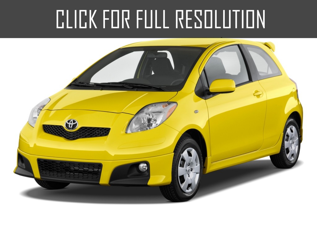 Toyota Yaris Yellow