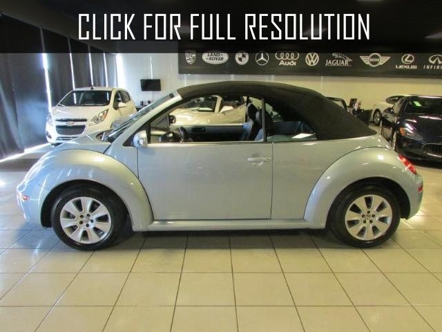 Volkswagen Beetle Light Blue Convertible