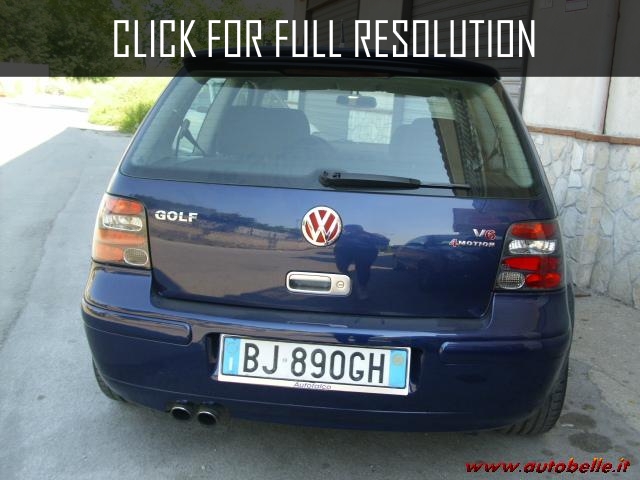 Volkswagen Golf 2.8 V6 4motion