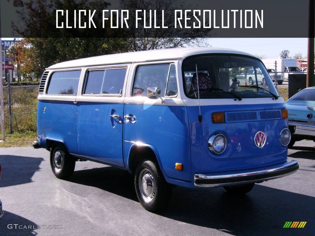 Volkswagen Van Blue