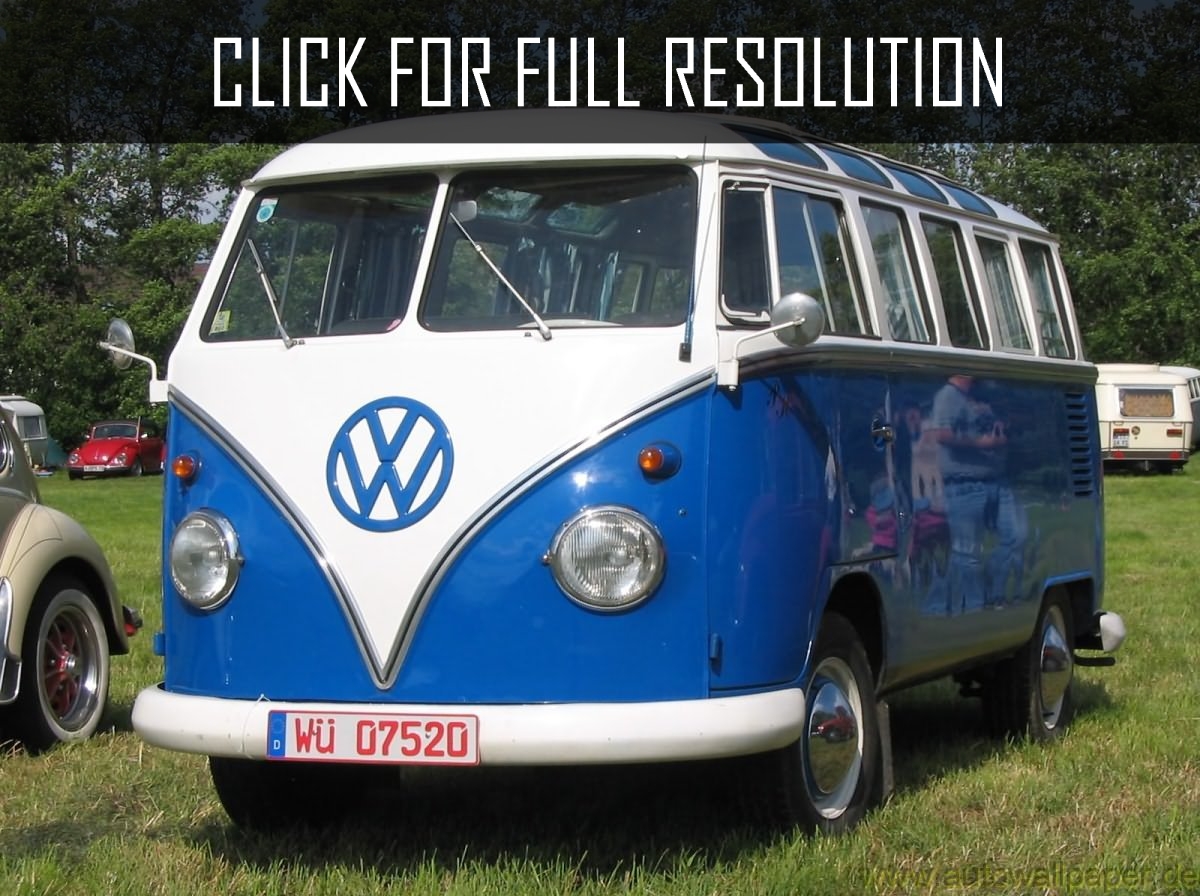 Volkswagen Van Blue