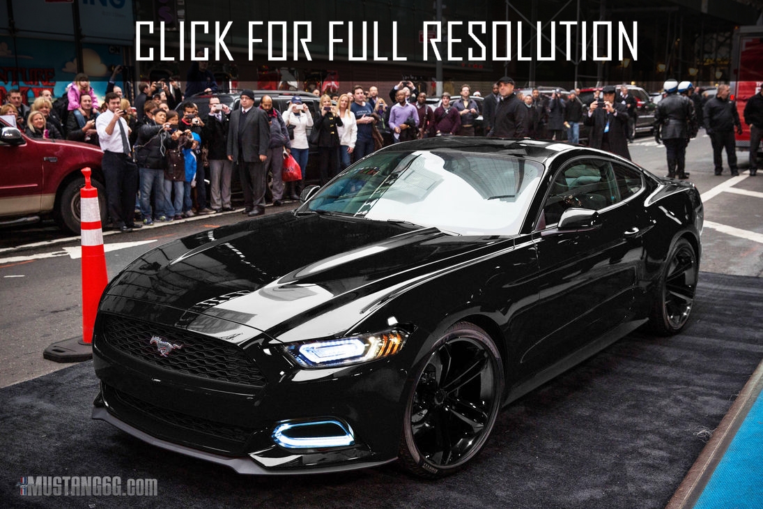 2015 Ford Mustang Ecoboost black