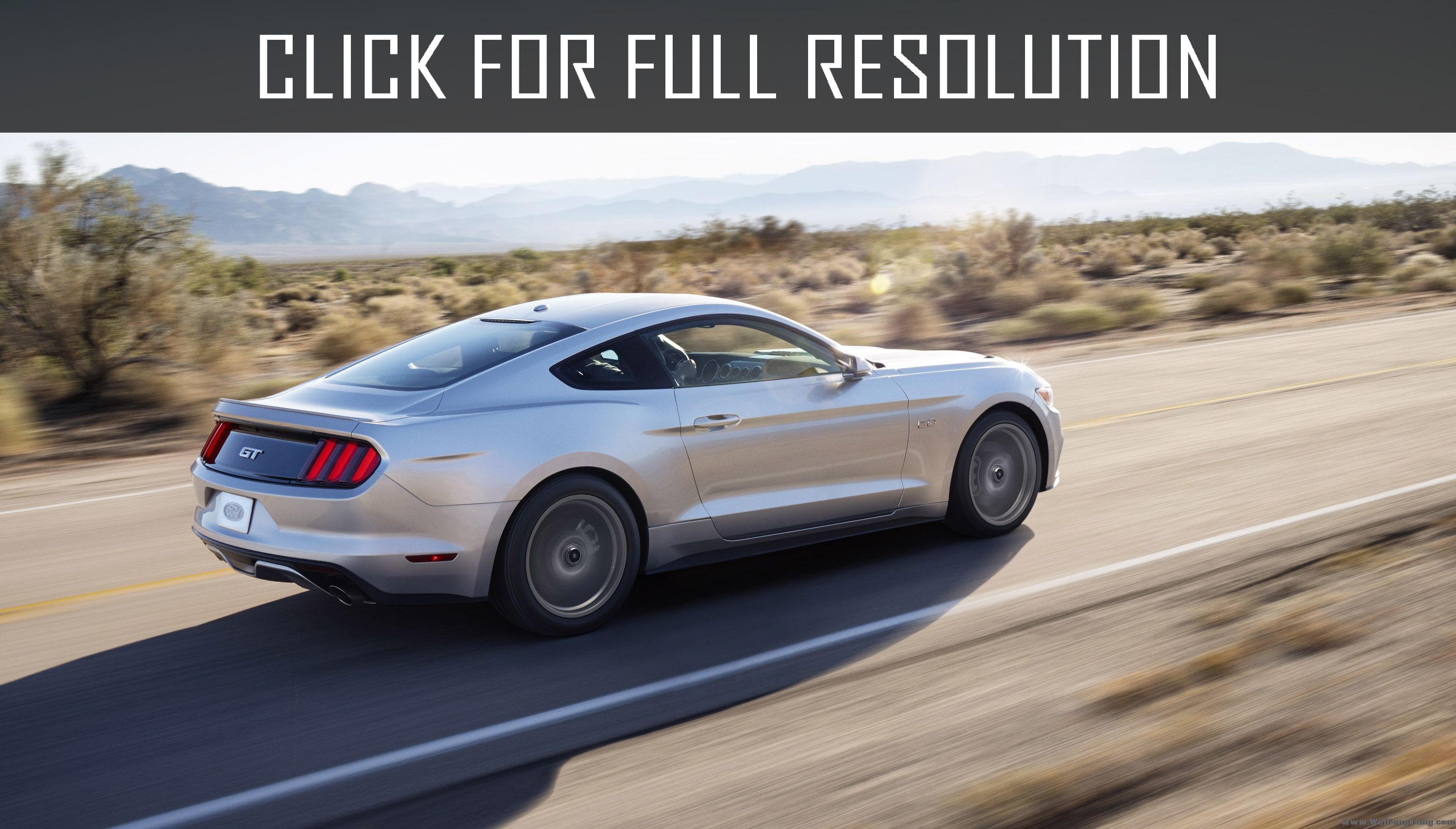 2015 Ford Mustang white