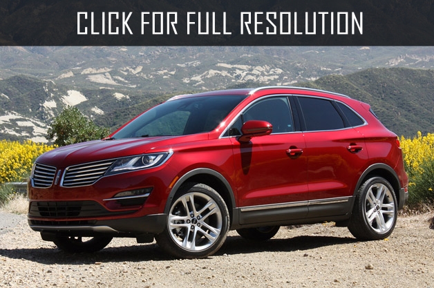 2015 Lincoln Mkc red