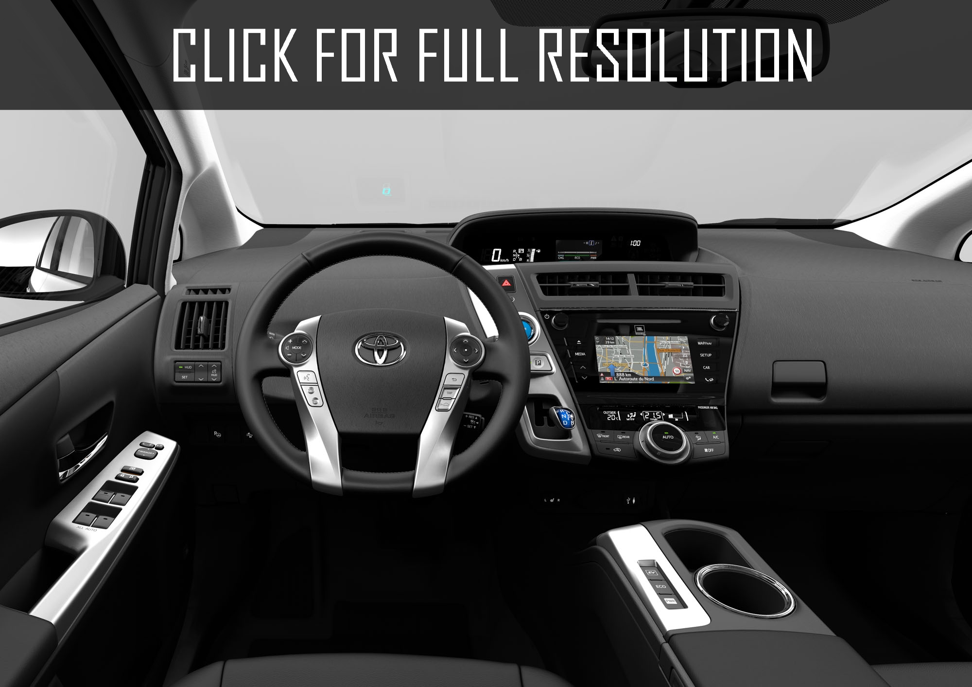 2015 Toyota Prius interior