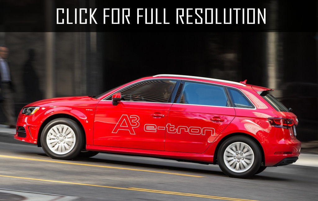 2016 Audi A3 Sportback E tron