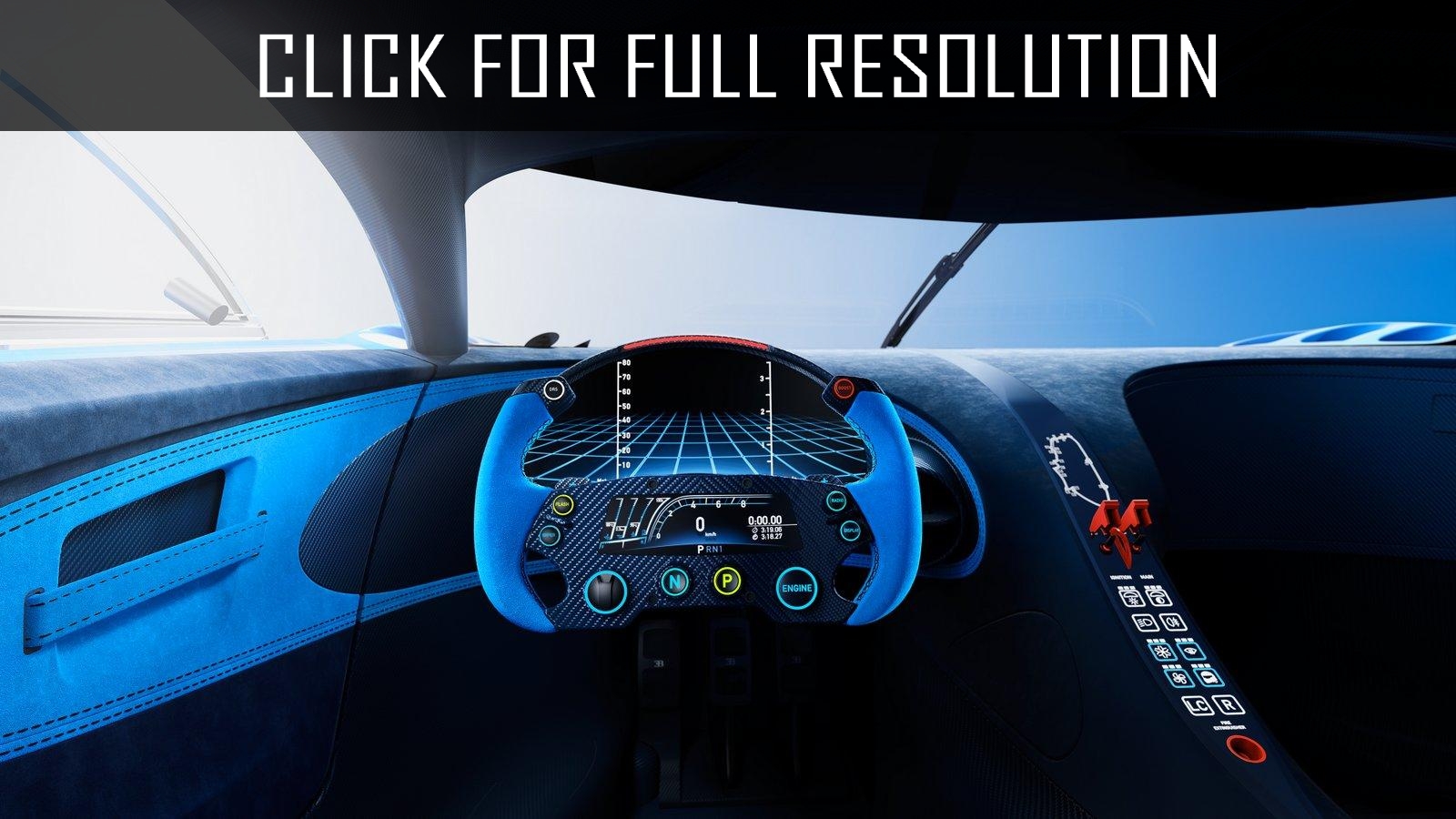 2016 Bugatti Vision Gran Turismo interior