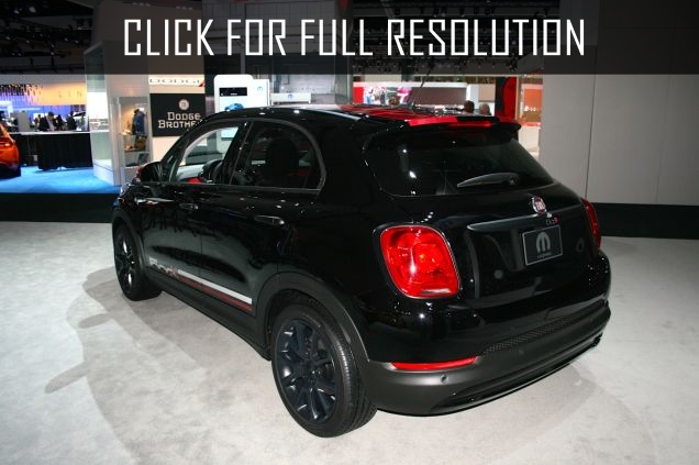2016 Fiat 500x black