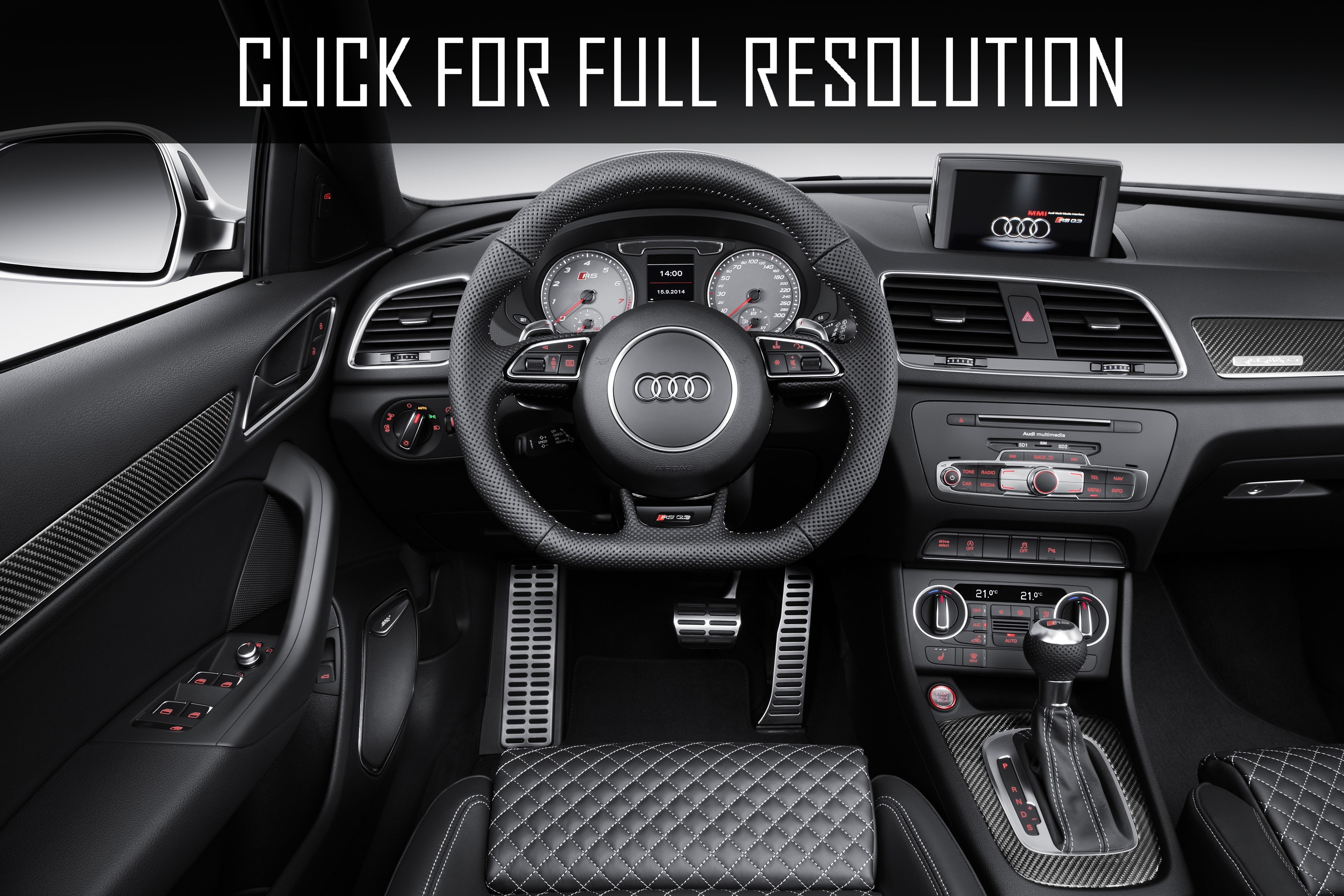2017 Audi Rs Q3 interior