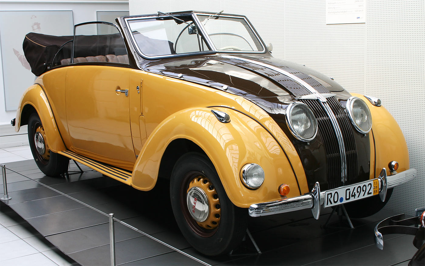 Adler trumpf junior cabriolet